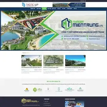 Mẫu website Bất động sản nhà đất miền Trung M-169