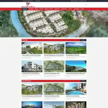 Mẫu website Dự án BDS Danh Khôi Real M-171