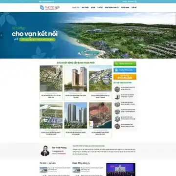 Mẫu website Dự án Bất động sản Nova World M-172