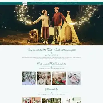 Mẫu website studio ảnh cưới Duyên Việt