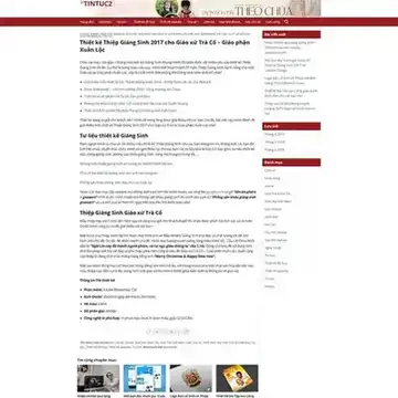 Mẫu website tin tức công giáo VietCatholic News