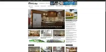 Mẫu website Tin tức Tạp chí nhà đẹp 365
