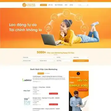 Mẫu website tuyển dụng nhân sự M-632