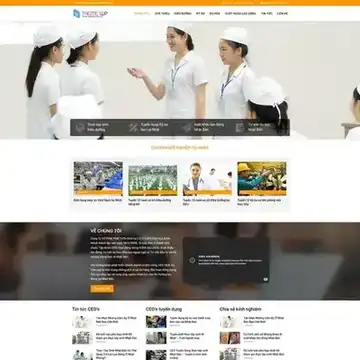 Mẫu website tư vấn lao động XKLĐ Nhật Bản C.E.O Group